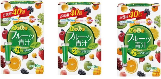 유와 맛있는 녹즙 40포×3개 세트, 3개, 200ml