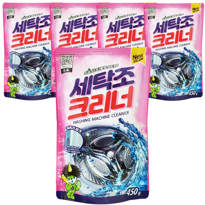 산도깨비 세탁조 크리너 클리너, 450g, 5개