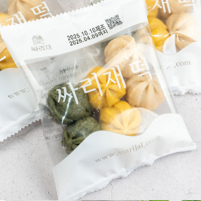 싸리재 현미 삼색 꿀떡 80g X 5봉