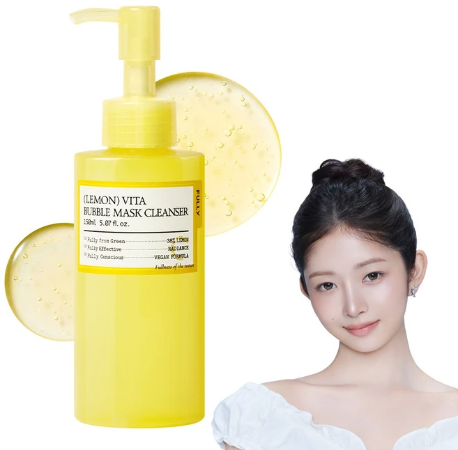FULLY 레몬비타 버블 팩 클렌저, 1개, 150ml - 쿠팡