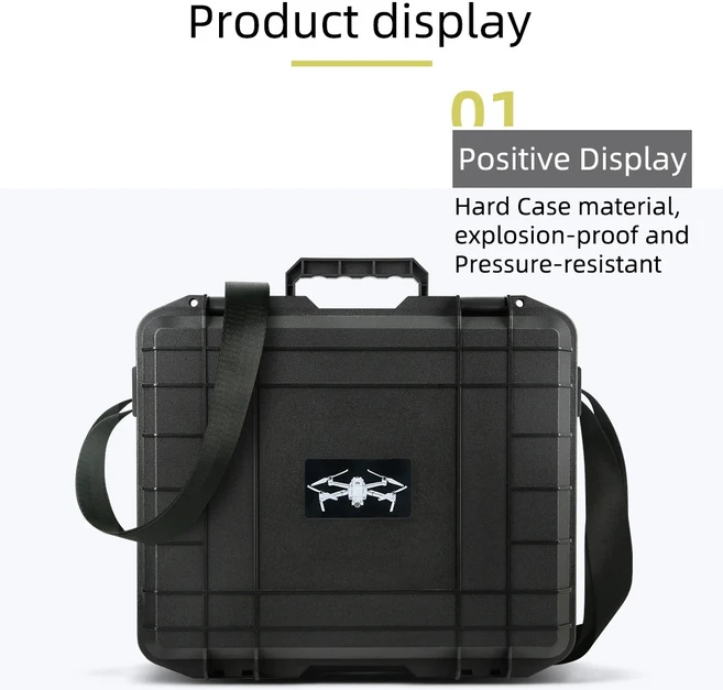 Dji Neo 케이스용 방폭 가방 하드 운반 상자 컨트롤러 RC 2 커버 액세서리, 01 waterproof case, 1개