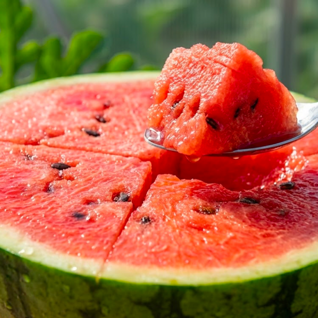 [만족도최상]한정수량 초고당도 하우스 수박, 1개, 6kg