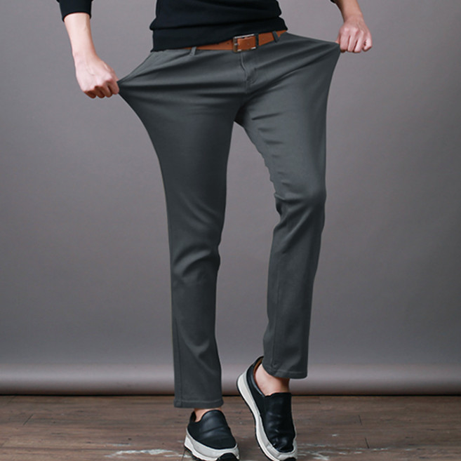 스댕클럽 남성용 하이스판 히든밴딩 치노 면바지 SBJ2655