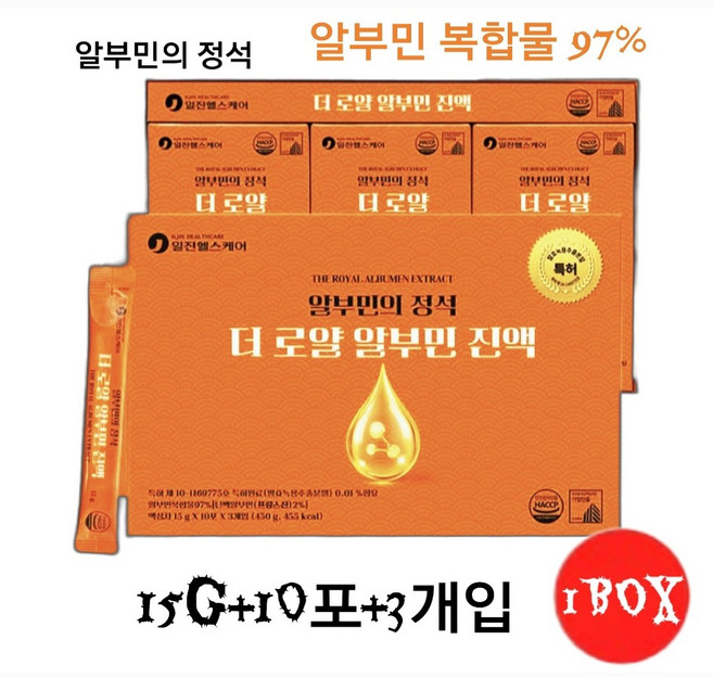 알부민의 정석 더 로얄 알부민 진액 15g *10포 * 3개입, 1박스