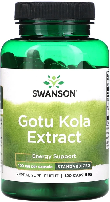 Swanson 고투콜라 추출물 100mg 캡슐 120정, Swanson고투콜라추출물100mg캡슐120정, 1개 - 쿠팡