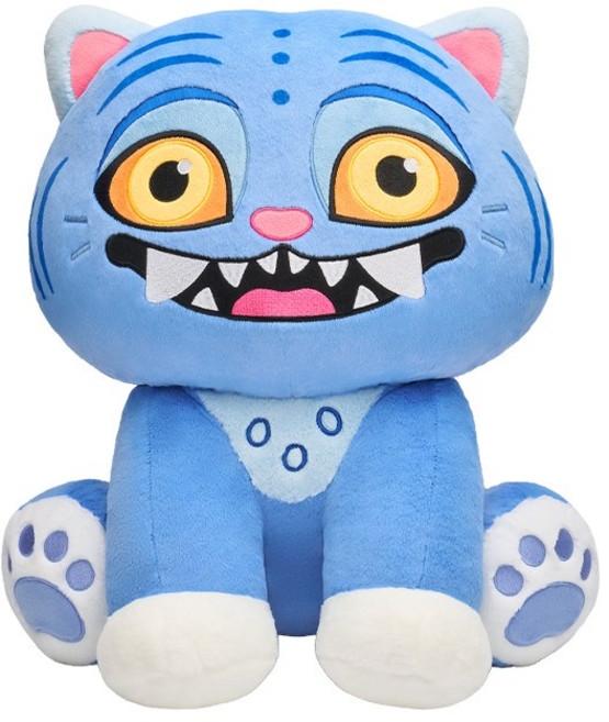 [상품선택] 케이팝 데몬 헌터스 공식 정품 굿즈 더피 인형 키링 가방 쿠션 담요 모자 지갑 케데헌 호랑이 까치 팝업 굿즈 모음집 KPop Demon Hunters Derpy, 1개, 더피 시팅 인형, 40cm