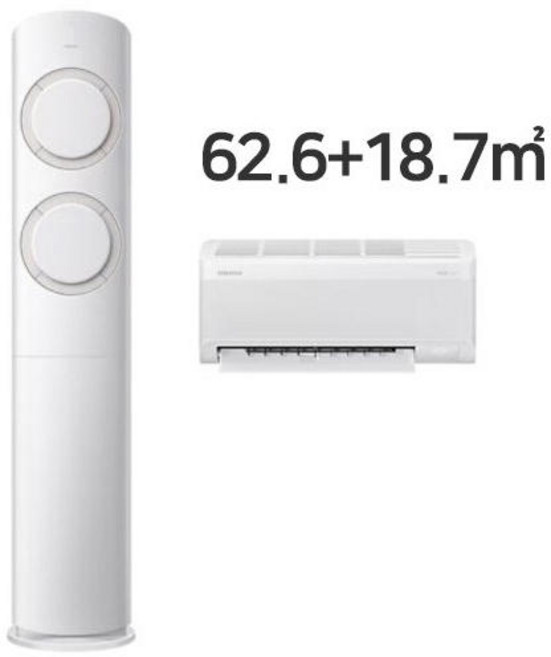 [전화문의필수][빠른설치] 삼성 인버터 투인원 Q9000 19평형 [기본설치비포함], 매립배관형, AF60F19D11GRS