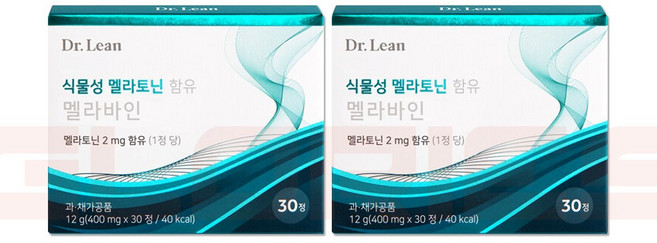 식물성 멜라토닌 함유 멜라바인 30정, 2개, 12g