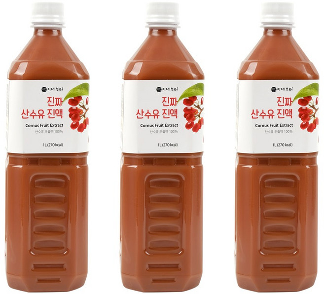 이제부터 진짜 산수유 진액, 1L, 3개