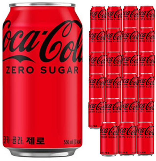 코카콜라 제로 (캔) 파격 정기세일, 350ml, 1개