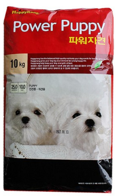 해피랑 파워자견 애견사료, 10kg, 1개, 곡물