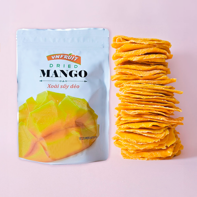 [간식뱅크] 브이프룻 베트남 건망고 1kg /건조망고 말린망고 망고말랭이 건조과일 베트남말린과일 베트남건과일 건파인애플, 1개