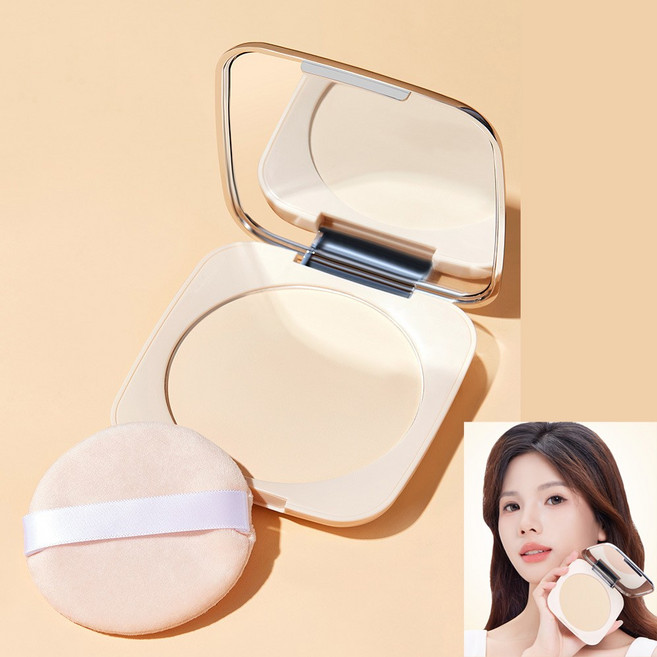 대용량 20g 파우더 팩트 노세범 매트 뽀송한 라이트 유분제거 모공커버 소프트 포커스 블러 워터프루프 롱래스팅 메이크업 픽스 커버 톤업 화사한톤, 1개, 01# 아이보리