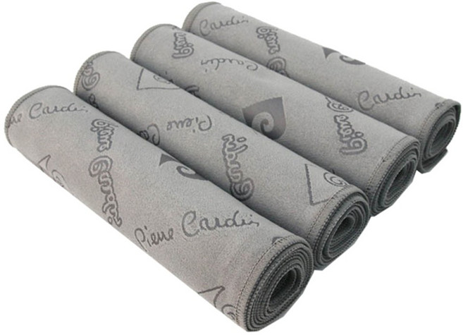 피에르가르뎅 극세사 스포츠타월, 먹색, 4개