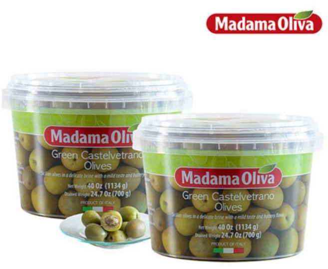 [당일배송] 코스트코 마다마 냉장 카스텔베트라노 그린올리브 1.13kg 1개, 3세트