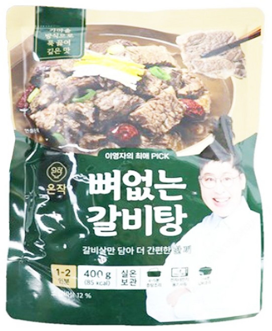 온작 이영자 뼈없는 갈비탕, 400g, 5개
