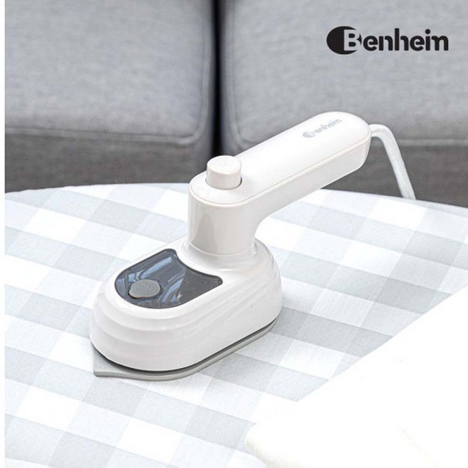 벤하임 미니 스타일러 여행용 열판 스프레이 다리미 BMI-25, 단일상품_모델명/품번_상세페이지참조, 화이트