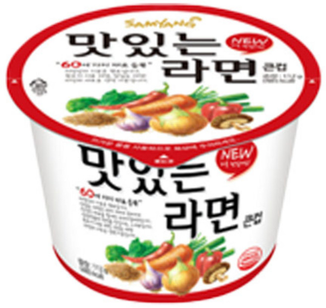 삼양 맛있는라면 큰컵, 6개