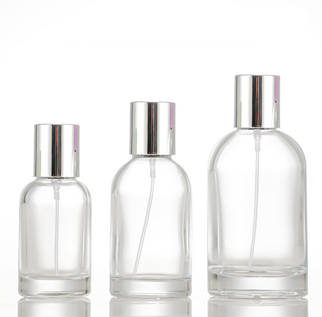 미러 실버 라보 클림프 향수 용기 100ml, 투명, 1개