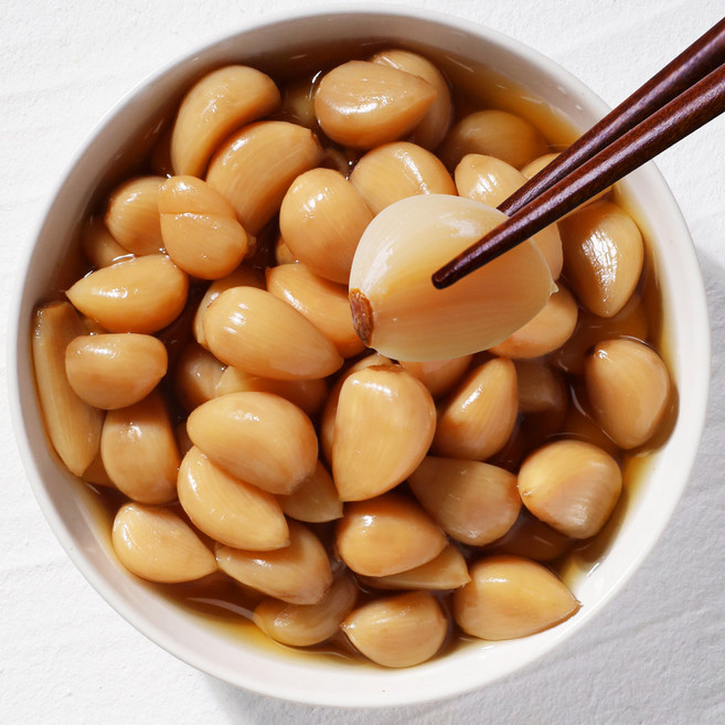 알싸하고 아삭한 알마늘절임 마늘장아찌 / 대용량 밑반찬 절임반찬, 1kg, 2개