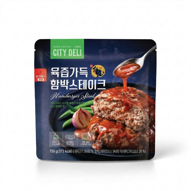 삼립 시티델리 함박스테이크 150g x 10개