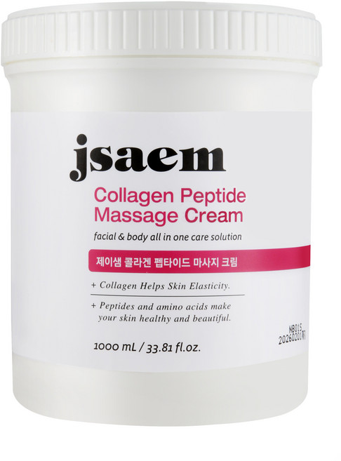 제이샘 콜라겐 펩타이드 마사지 크림, 1000ml, 1개