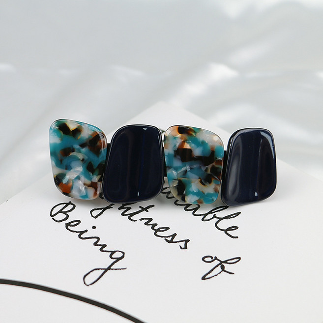 헤어퀸 단발 반묶음 머리핀 자동핀 여성 헤어핀 9cm