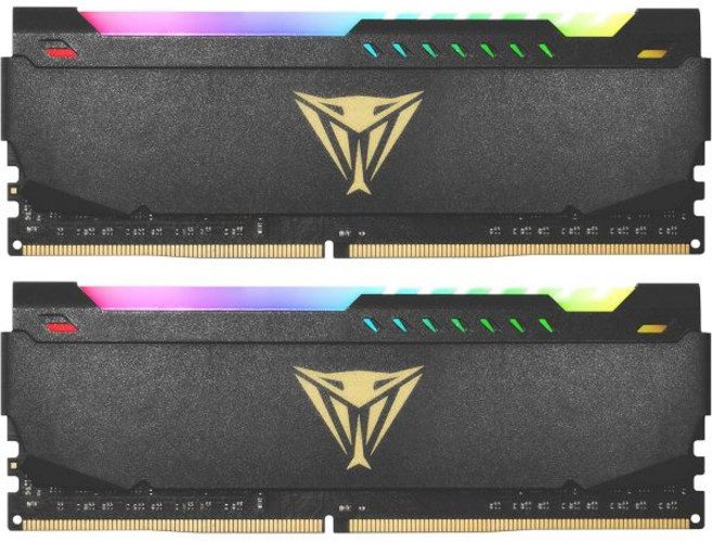 Patriot Memory패트리엇 바이퍼 스틸 RGB DDR4 64GB 2x32GB 3200MHz 키트 PVSR464G320C8K, 32GB (2x16GB) 3200Mhz