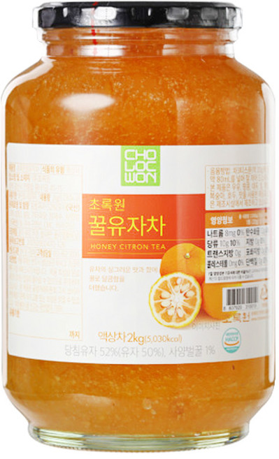 초록원_꿀유자차 2KG, 1개입, 1개