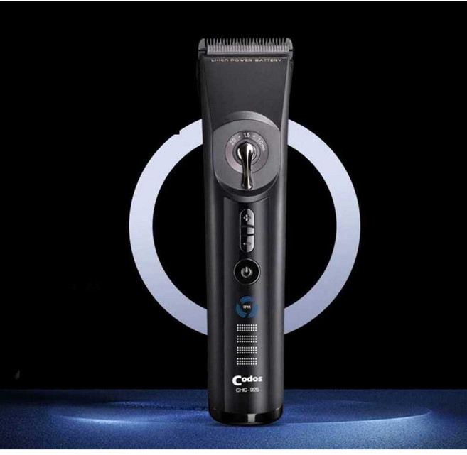 전문가용 바리깡 미용실 클리퍼 애견미용 털깎는 기계, 블랙 이발기 +블레이드 1개, 1개