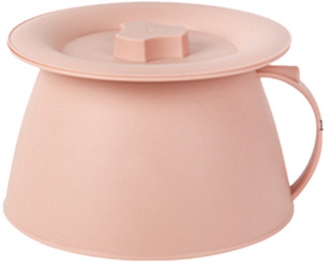 오드상회 가벼운 휴대용소변기 남자소변통 요강, 1개, 핑크