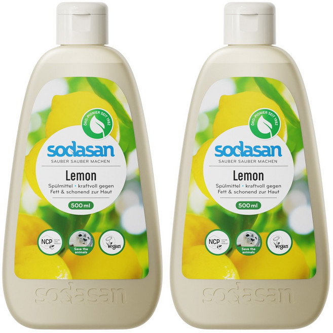 소다산 주방세제 레몬 500ml 2개