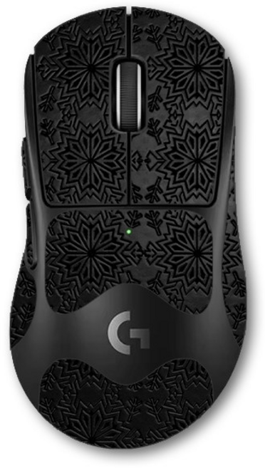 라나야 로지텍 PRO X SUPERLIGHT 2 DEX 마우스 그립테이프 풀커버, 1개, 블랙