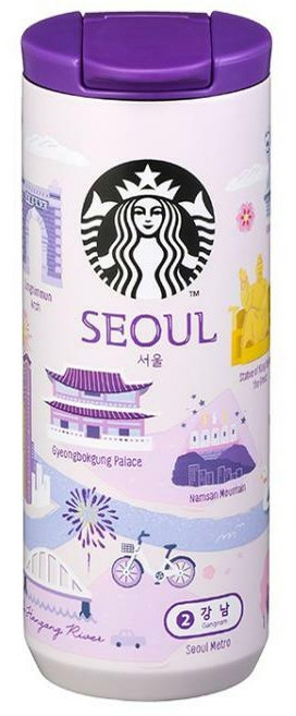 스타벅스 SS 안녕 서울 텀블러 355ml, 1개