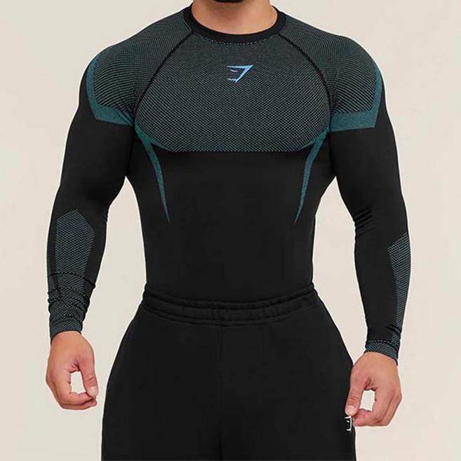 짐샤크 GYM SHARK 컴프레션 긴팔 티셔츠 기능성 긴팔티
