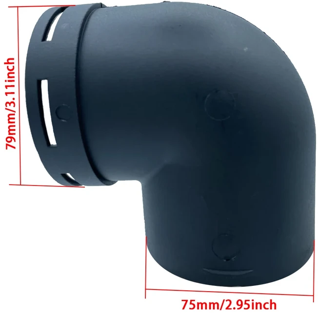 60mm 밸브 플랩 조정 가능한 자동차 공기 디젤 히터 벤트 Y T 파이프 배출구 조이너 커넥터, 02 75mm Y Valve