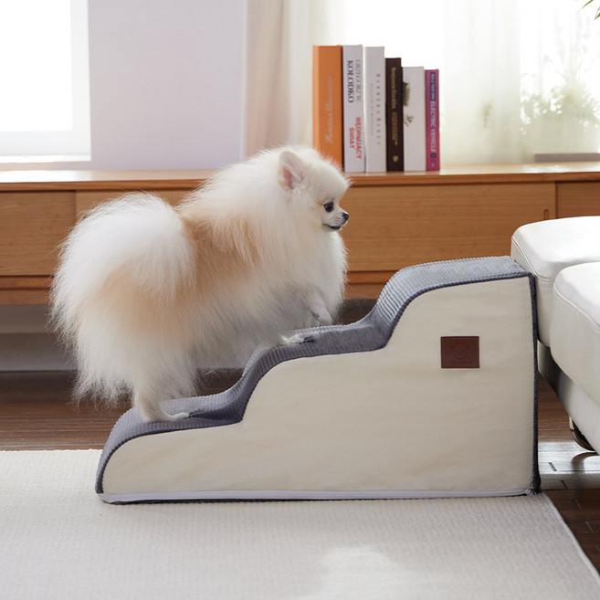 온누안 관절솔루션 반려동물 고양이 강아지계단, 1개, 그레이