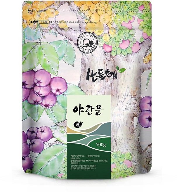 산들해 국산 먹기편한 야관문환, 500g, 1개