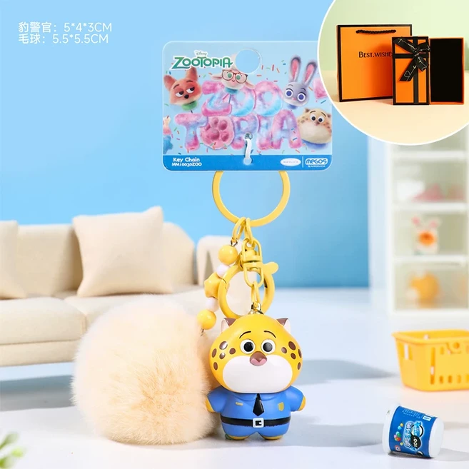 2026신상 고퀄리티 주토피아2 피규어 키링 닉 주디 벤자민, 1개, 옵션3