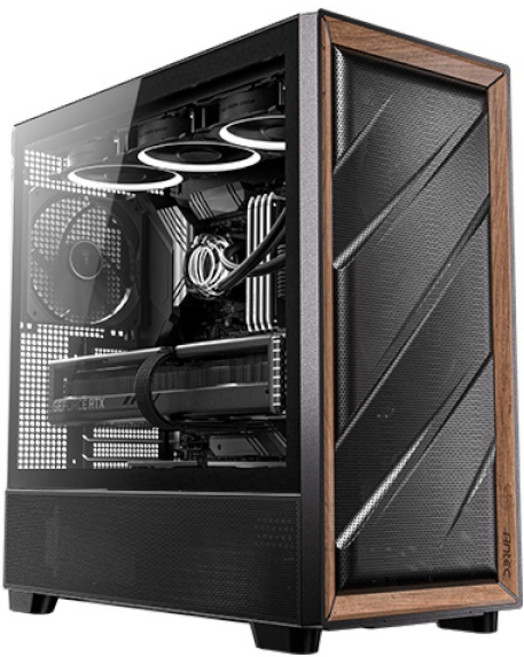 [Antec] FLUX MESH BTF [미들타워] [블랙], 1개
