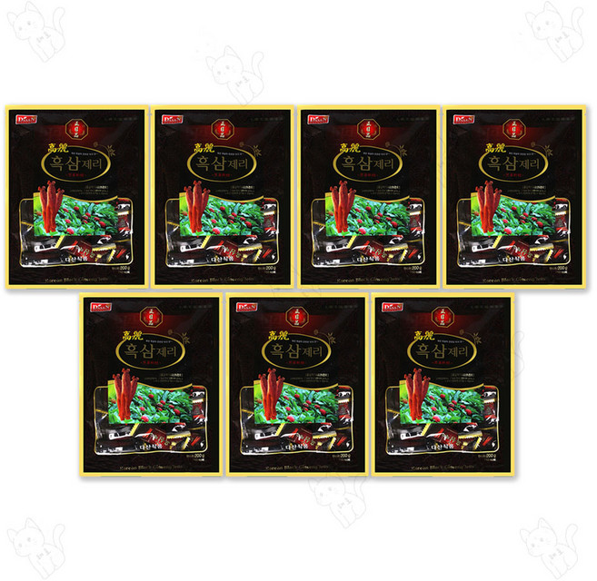 고려 흑삼 제리, 200g, 7개