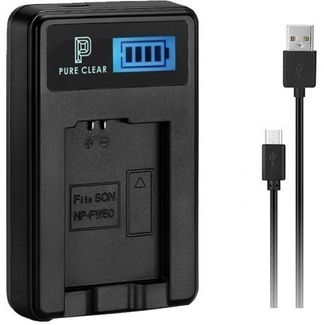 퓨어클리어 올림푸스 LI-42B LI-40B USB 1구 LCD충전기, 퓨어클리어 올림푸스 LI-42B LI-40B USB 싱글 LCD충전기