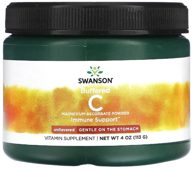 Swanson 스완슨 완충형 비타민C 무맛 113g (4oz), 1개 - 쿠팡
