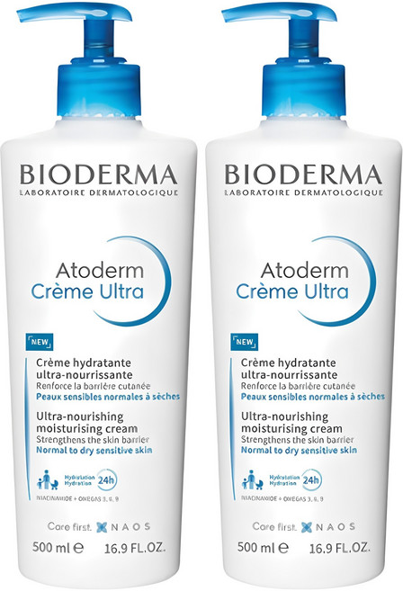 바이오더마 아토덤 크림 울트라, 500ml, 2개