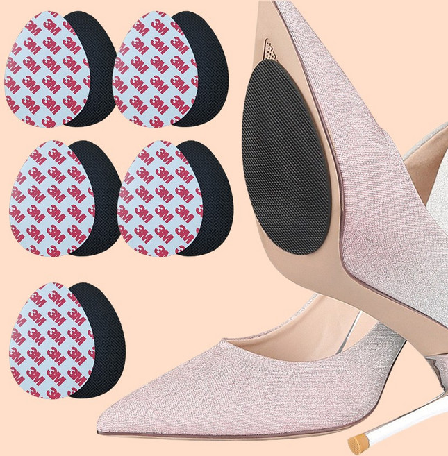 블루선 신발 미끄럼 방지 스티커, 10개, 블랙