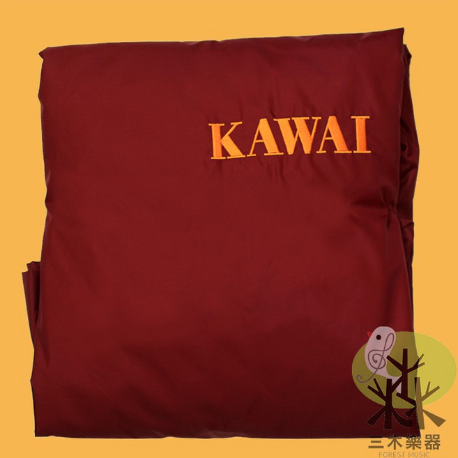 KAWAI 直立式鋼琴 防塵罩 紅色, 1個, 3號琴罩(紅)