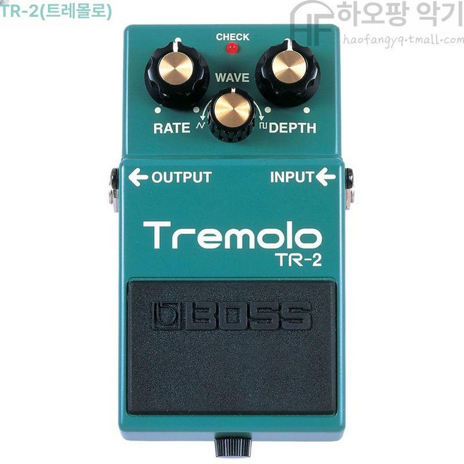 슈퍼 코러스 CH-1 페달 전자기타 이펙터 번들, 1개, TR-2 트레몰로