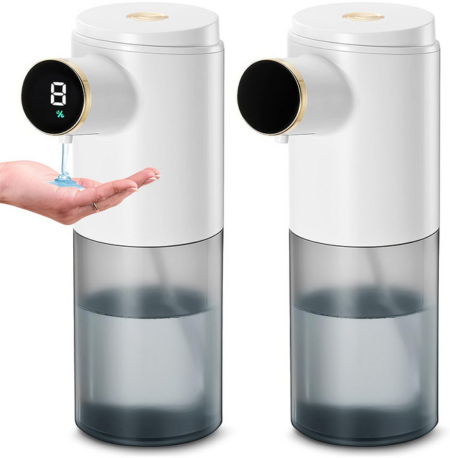 케이맘 자동디스펜서 거품비누 손세정기 주방세제 충전식 350ml R560, 단품, 단품