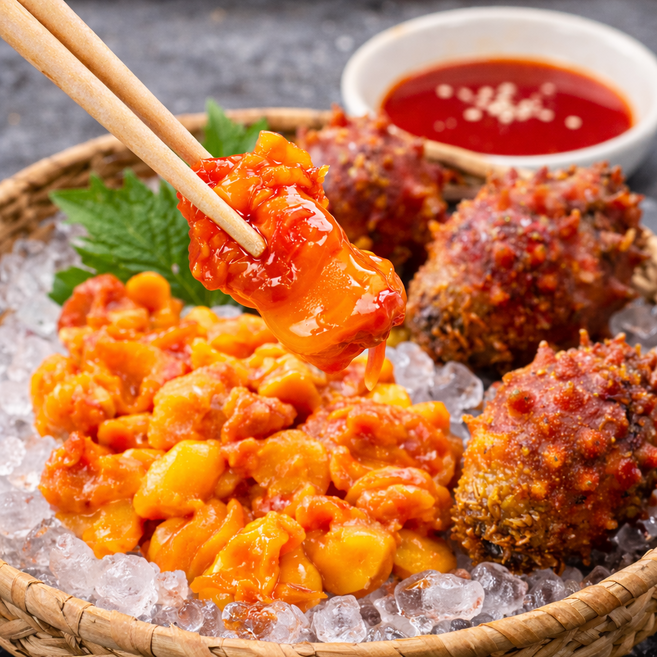 [신선상회](1일20박스 특가) 통영 바다향 횟감용 손질 깐멍게 활멍게, 1박스, 1.5kg