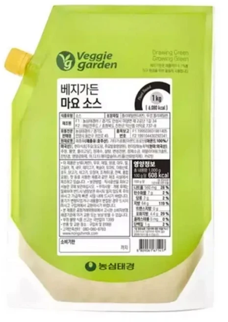 베지가든 마요소스 식물성 1kg, 1개